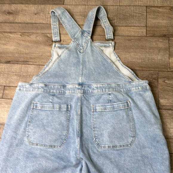Lane Bryant Blue Denim Overalls Wide Leg - Picture 8 of 12